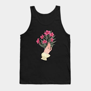 Oleander Victorian hand Tank Top